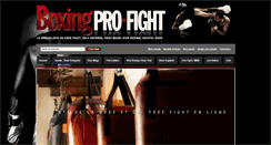 Desktop Screenshot of boxingprofight.com